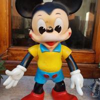 MICKEY MOUSE IN GOMMA DURA LEDRA PLASTIC 1962