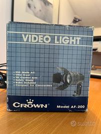 Lampada per riprese foto e video