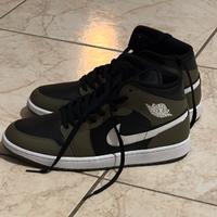 Air jordan 1 mid se verde oliva