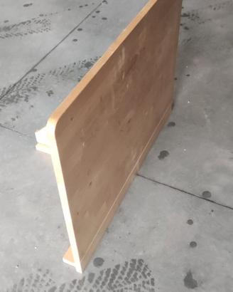 Tavolo da parete a ribalta + 2 sgabelli pieghevoli