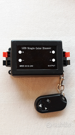 LED ON / OFF dimmer con telecomando 12/24 Vdc