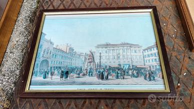 3 Quadretti Stampe Antiche Trieste di un Tempo
