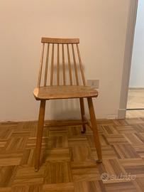 Sedia vintage stile scandinavo