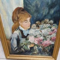 Quadro dipinto a mano olio su tela 70X60 