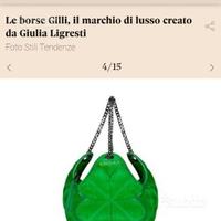 Borsa di pelle marchio di lusso Gilli