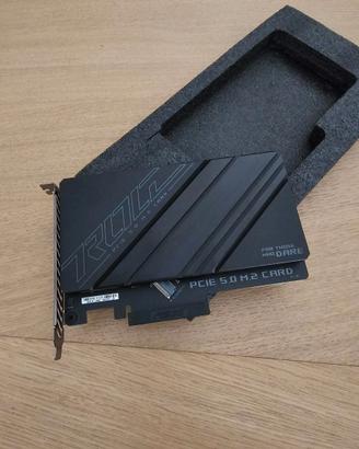Scheda PCIE 5.0 Asus M2 card