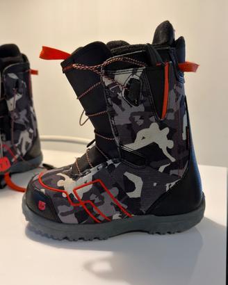 Scarponi snowboard taglia 35