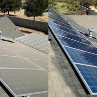 Pulizia Pannelli e Grondaie su Tetti Spioventi