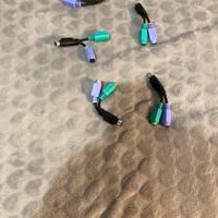 5 pezzi adattatori sdoppiatori PS/2