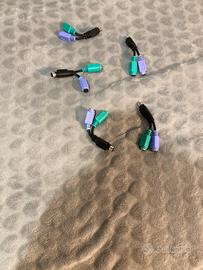 5 pezzi adattatori sdoppiatori PS/2