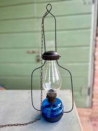 Lampada olio vetro soffiato