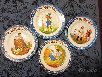 piatti decorativi quattro stagioni 