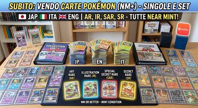 Carte Pokémon Singole e Set  Near Mint