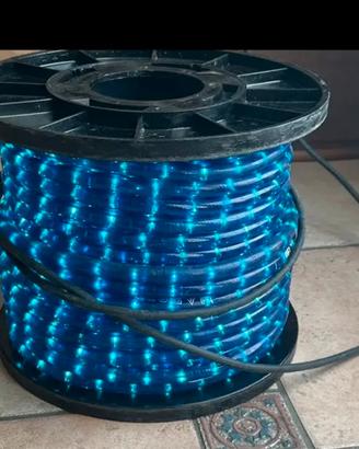 Tubo luminoso 45 mt blu.