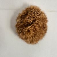 Cappello vintage in pelliccia marrone