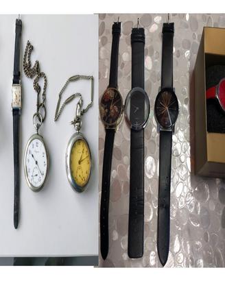 8 Orologi, tutti in discrete condizioni,