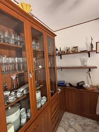 Sala da pranzo completa in legno massello - Vetrin