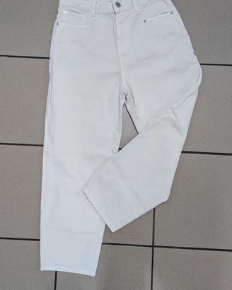 Jeans Twinset Milano – Bianco Ottico – Taglia M,