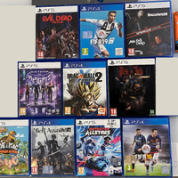 LOTTO 10 GIOCHI PS4 E PS5 horror ash vs evil dead