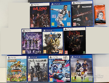 LOTTO 10 GIOCHI PS4 E PS5 horror ash vs evil dead