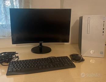 PC HP Pavilion + Schermo Curvo Samsung