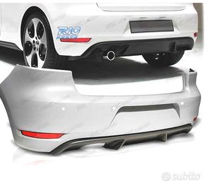 PARAURTI POSTERIORE VOLKSWAGEN VW GOLF 6 LOOK GTI 