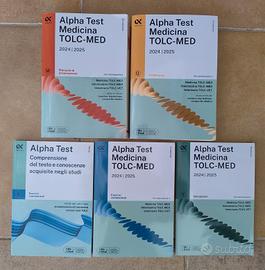 libri  test medicina e libri matematica 
