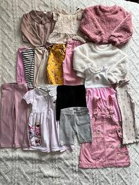 Lotto vestiti bambina 92–98 cm in ottime condizion