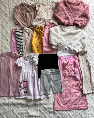 Lotto vestiti bambina 92–98 cm in ottime condizion