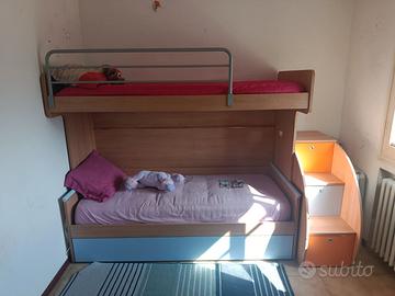 Camera da letto bicolore
