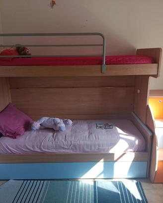 Camera da letto bicolore