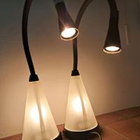 2 LAMPADE DA COMODINO ORIENTABILI  DIOGENE BY LAMI