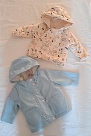 2 giacche Primark primavera 3 - 6 mesi