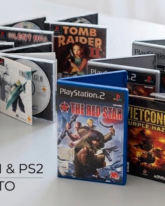 Lotto 10 giochi per PlayStation 1 e PlayStation 2.