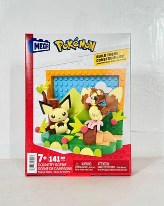 Mega Construx Pokémon Scena Campestre Pidgey Pichu