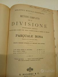 Pasquale bona metodo completo antico 1900