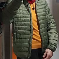 piumino leggero verde oliva giacca trapuntata autu