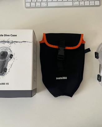 Case subacqueo per Insta360 X5