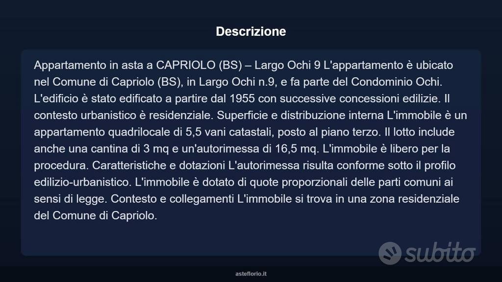 Appartamento – Capriolo, Pirlotti - Vista 3