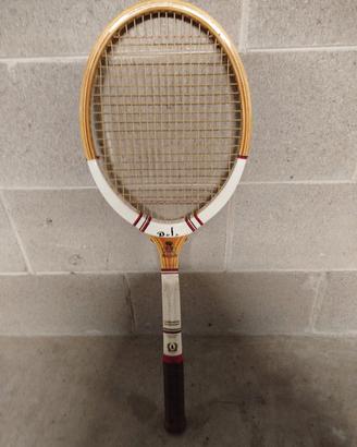 Raquette De Tennis En Bois Vintage – EOLO D'Atalasport – Années 60 – Fabriquée En Italie
