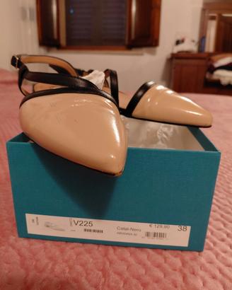 Melluso scarpa bassa moderna sling back 