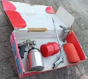 kit compressore pistola aria aerografo spruzzatore