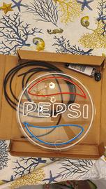 insegna Pepsi originale, totalmente nuova