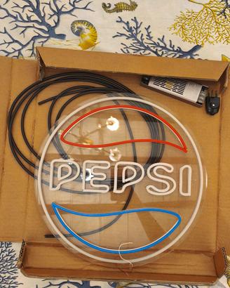 insegna Pepsi originale, totalmente nuova