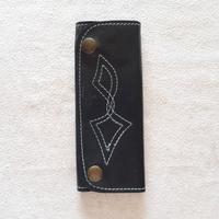 Astuccio Portachiavi vintage Indian vera pelle 6ga