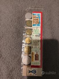 Lotto Monete e Francobolli Egiziani da Collezione