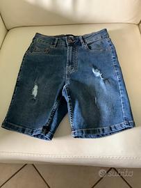 Bermuda uomo, jeans, taglia 28