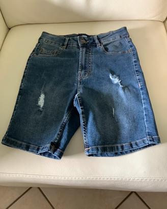 Bermuda uomo, jeans, taglia 28