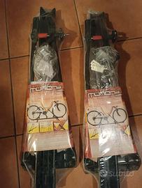 N.2 portabici per auto da tetto