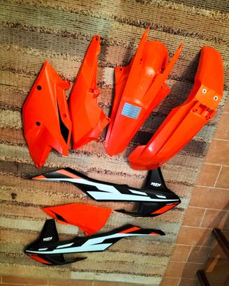 kit plastiche ktm excf  350 2017 originali 